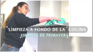 RUTINA COMPLETA de la COCINA  🌺  LIMPIEZA de PRIMAVERA 🌺 // Limpia Conmigo