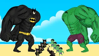 Evolution Of HULK Family Vs Evolution Of BATMAN Family : Who Is The King Of Super Heroes ?