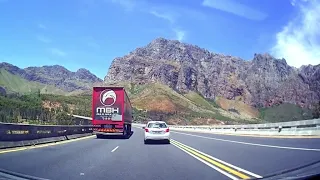 Scenik Drives: Cape Town to Beaufort West on N1 Part 1 | Huguenot Tunnel | Hikvision Dashcam B1