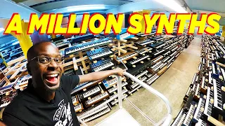 The World's Biggest Synth collection is insane!!!