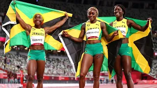 Elaine Thompson-Herah Runs Olympic Record to Defend Olympic Title