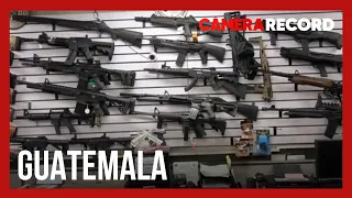 Comércio de armas de fogo é frequente no pequeno país da América Central