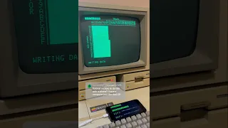 Writing apple II software to your floppy drive using a smartphone & ASCIIExpress online disk server