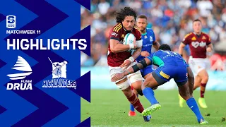 DHL Super Rugby Pacific R11 Highlights: Fijian Drua v Highlanders (2022)