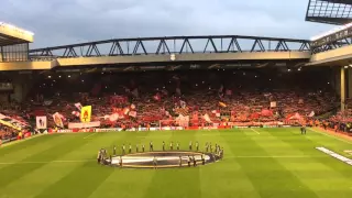 You'll Never Walk Alone Liverpool vs Dortmund Anfield 4-3