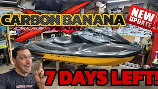 CARBON FIBER DRAG RACING JETSKI BUILD | DDR CARBON TOP DECK SEA DOO RXPX | Project CARBON BANANA Pt3