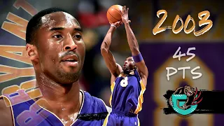 Kobe Bryant Shreds Memphis w/ 45 Pts & Epic Dunks in Rare 2002-03 Gem | Full Highlights