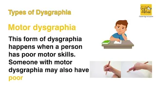 Dysgraphia