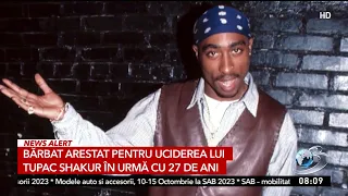 După 27 de ani de la asasinarea rapperului Tupac, poliţia din SUA a arestat un suspect