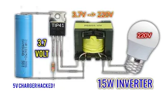 Simple inverter 3.7V to 220V