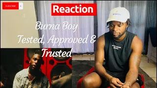 Burna Boy - Tested, Approved & Trusted [Official Music Video] African Reaction By🇿🇼