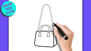 How to Draw a Handbag #draw #handbag #easy