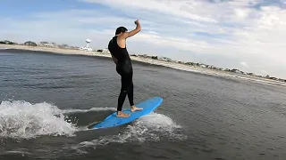 Early Morning Longboard Session in New jersey