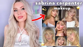 angelic glowy base, soft baddie makeup - sabrina carpenter inspired💫