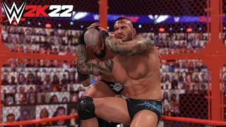 Triple H vs Randy Orton | Bloody Bath Match | WWE 2K22