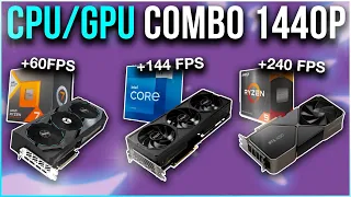 The Best  👑 CPU & GPU Combos for 1440p Gaming PC Builds in 2024!