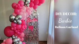 DIY DECOR: Barbie Balloon Garland and Chiara Wall Tutorial