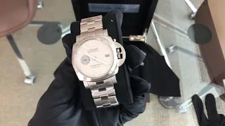Unboxing Panerai's New Silver Dial Bracelet Watch, 1st Time Ever, PAM977