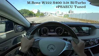 M.Benz W222 S400 3.0t Bi-Turbo / #PSAECU Tuned