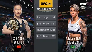 🔴 UFC 292: Zhang Weili vs. Amanda Lemos | Full Fight & Highlights | Strawweight Title Bout (W)
