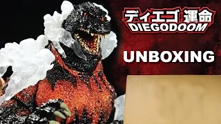 S.H.MonsterArts Godzilla (1995) (ゴジラ 1995) Ultimate Burning Ver. Unboxing