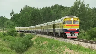 12-вагонный дизель-поезд ДР1А / 12 cars of DR1A DMU