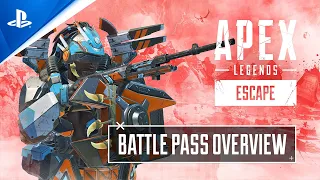 Apex Legends - Escape Battle Pass Trailer | PS4