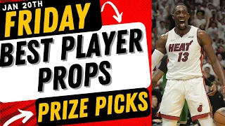 My Best Player Props Parlay (12-1 run!) for NBA Prize Picks Today Jan 20th | Prize Picks NBA (56-24)