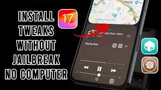 How to Install Tweaks Cydia/Sileo on iOS 17 No Computer | Inject Tweaks on iPhone No Jailbreak