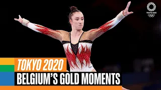 🇧🇪 🥇 Belgium's gold medal moments at #Tokyo2020 | Anthems