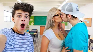 I CAUGHT HIM KISSING HIS HIGH SCHOOL CRUSH!