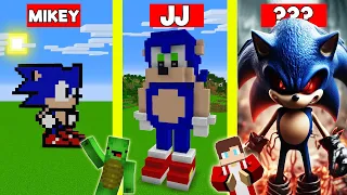 SONIC HOUSE BUILD BATTLE CHALLENGE In Minecraft - NOOB VS PRO - Maizen Mizen Mazien Parody