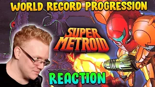 Pro Speedrunner reacts to "World Record Progression: Super Metroid"