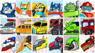 1# Transformers Rescue Bots + Dino Robot Corps | DG5l1lgaine