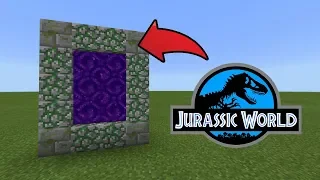 How To Make a Portal to the Jurassic World Dimension in MCPE (Minecraft PE)