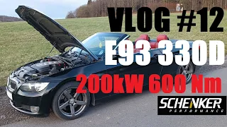 VLOG #12 BMW E93 330D power up servis - úpravy a zvedání výkonu M57D30 200kW 600Nm