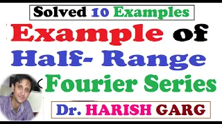 Examples of Fourier Half Range Series | Easiest Way