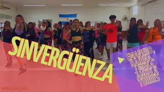 Sinvergüenza -DANCE-BAILA Coreo 💃 - EC DANCEFLOW - cumbia - Euge Carro ⚡️