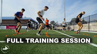 JONER DOES A FULL TRAINING SESSION WITH BALLERS | Loads of Soccer Training Ideas | Joner Football