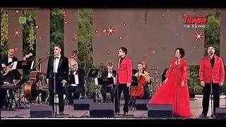 Śpiewająca Rodzina Kaczmarek. Koncert plenerowy w Toruniu.