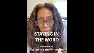 Abstinence and Witnessing (Psalm 96:3)