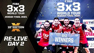 RE-LIVE - FIBA 3x3 World Tour Jeddah Final 2021 | Day 2