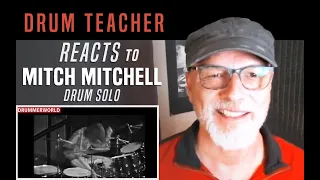 Drum Teacher Reacts to Mitch Mitchell - Drum Solo