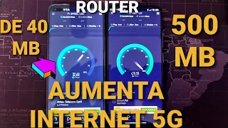 Como activar 5G en tu Reuter (mejorar velocidad internet)