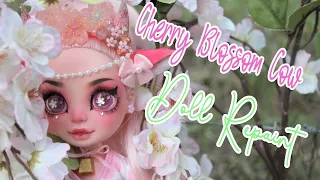 Cherry Blossom Cow | Rainbow High Doll Repaint