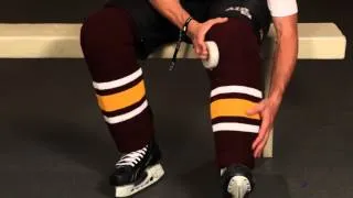 How To Tape Your Shin Pads And Hockey Socks - Howies Hockey Tape