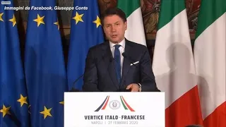 Italia-Francia, Conte: «Vertice con Macron è salto di qualità»