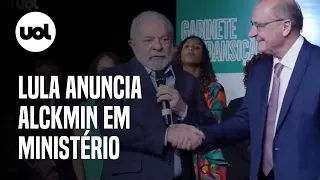 Lula anuncia Alckmin como ministro de Desenvolvimento, Indústria e Comércio: 'Dar trabalho ao vice'