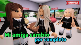 MI AMIGA CAMBIO POR COMPLETO | Roblox Brookhaven rp🏡 |Mini Pelicula - Historia de Roblox