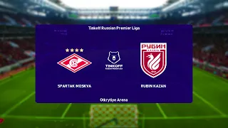 ⚽ Spartak Moscow vs Rubin Kazan ⚽ | Russian Premier Liga (28/02/2021) | PES 2021